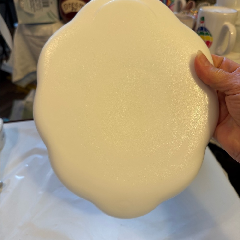 vintage Colony Harvest Grape milk glass snack set - Picture 8 of 8